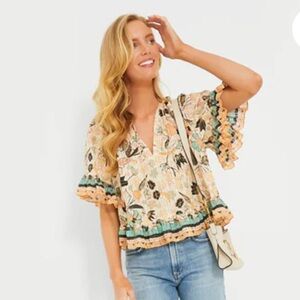 NWOT Ulla Johnson Alessia Blouse - Pearl Flora